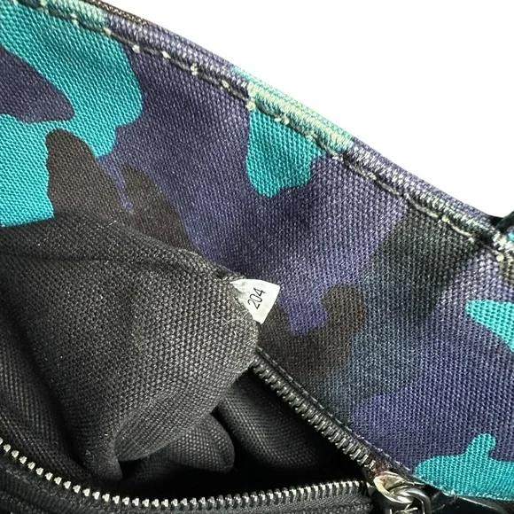 PRADA Blue Camouflage Canapa GM Two Way Tote Bag - Picture 10 of 15